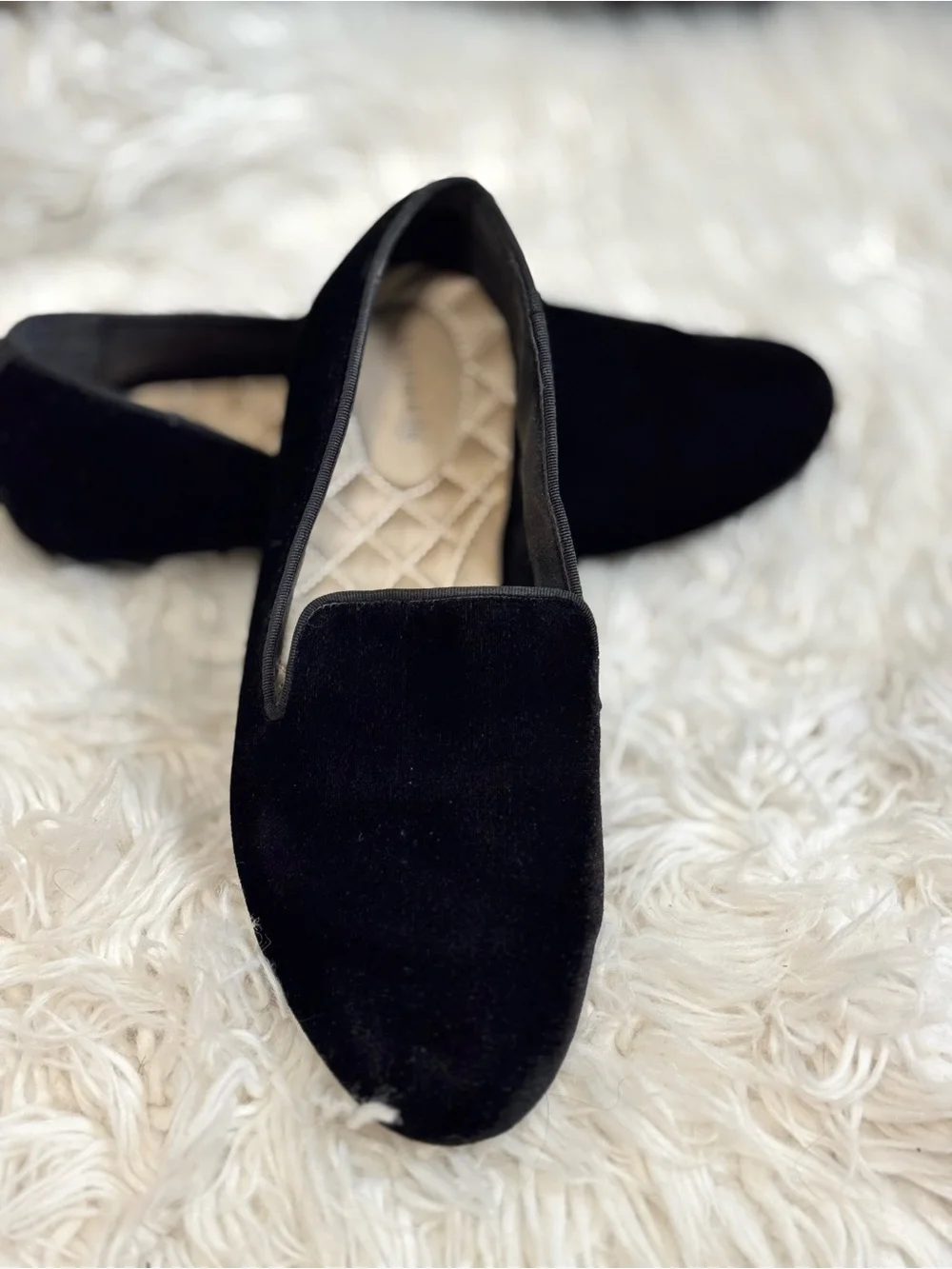 Birdies THE STARLING Black Velvet Loafers 8.5